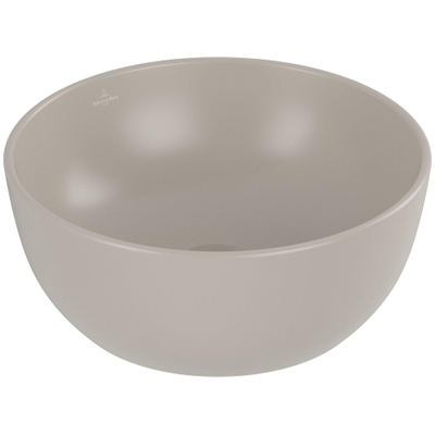 Villeroy & boch Artis opzetwastafel 32,5cm rond z/krgt almond C+
