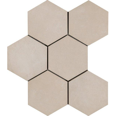 Ragno Rewind Vloer- en wandtegel hexagon 18x21cm 9.5mm R9 porcellanato Corda