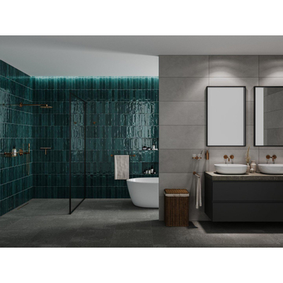 Haceka Kosmos Handdoekhouder - 61cm - enkel - geborsteld koper