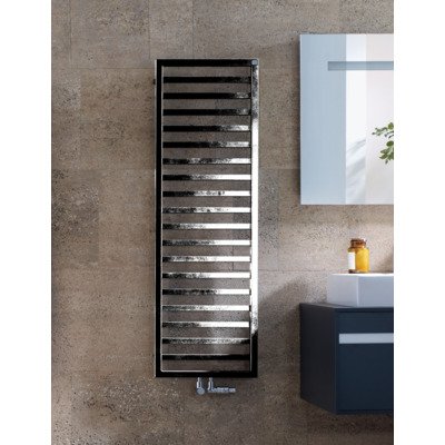 Zehnder Quaro handdoekradiator 140.3x60cm 749watt Staal Wit glans