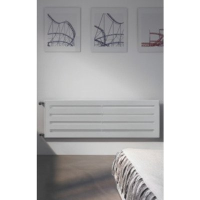 Zehnder Metropolitan designradiator elektrisch 1225x400mm 500W wit