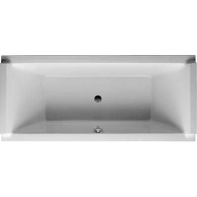 Duravit Starck slimline bad rechthoek 180x80cm duo wit