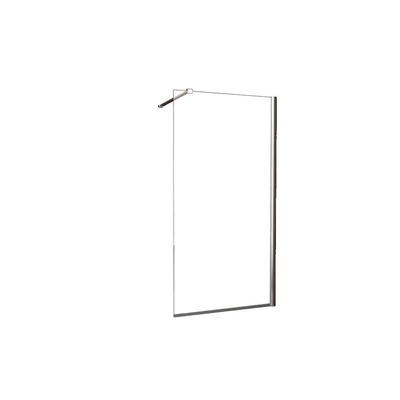 Wiesbaden Comfort inloopdouche met muurprofiel 160x200cm NANO coating glas