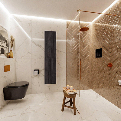 MONDIAZ BEAM Kolomkast - 160cm - 2 deuren - Antracite