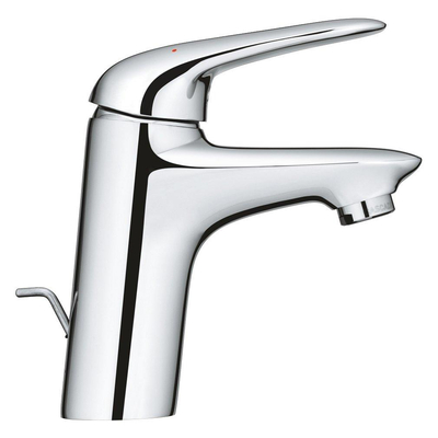 GROHE Wave New waterbesparende wastafelkraan M size met waste chroom