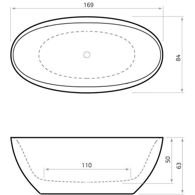 Xenz Dino Solid Surface 169x84x63