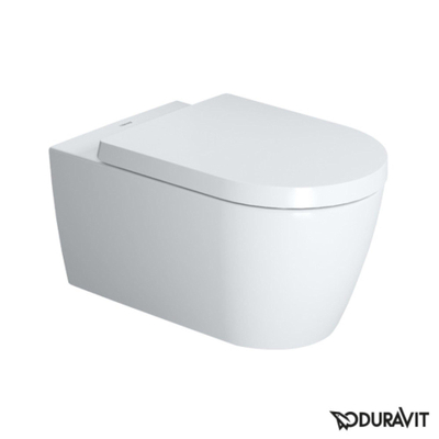 Duravit ME by Starck toiletset bestaande uit inbouwreservoir, diepspoel compact wandcloset met softclose toiletzitting en bedieningsplaat verticaal/horizontaal chroom