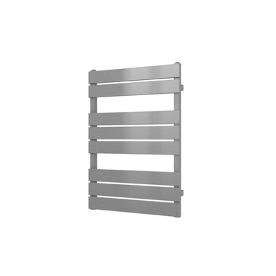 Plieger Genua designradiator horizontaal 800x550mm 405W zilver metallic