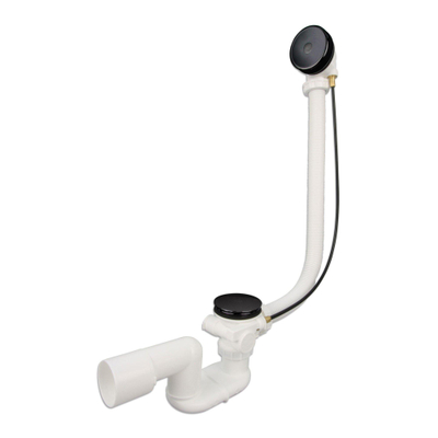 Xenz badafvoer en overloopcombinatie mat zwart