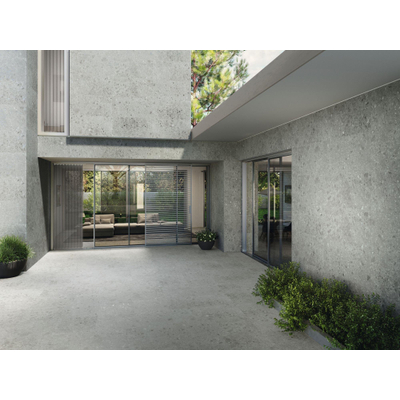 SAMPLE Baldocer Cerámica Nover Steel gerectificeerd Vloer- en wandtegel Mat Grijs