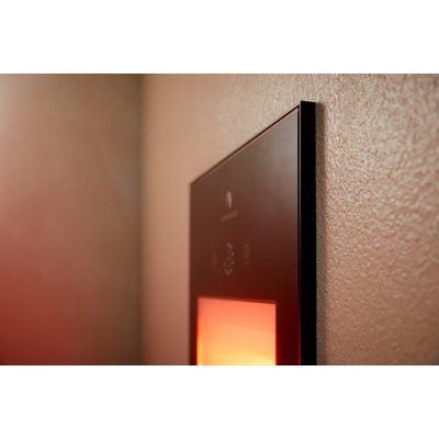 Sunshower Deluxe Black - 32x187x16cm - UV- en infrarood - inbouw - full body - 2000watt - eindinstallatie en 5 jaar garantie - aluminium zwart mat