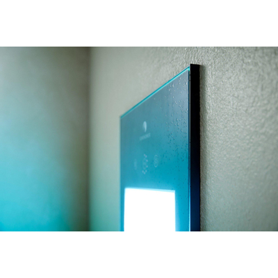 Sunshower Deluxe Black - 32x187x16cm - UV- en infrarood - inbouw - full body - 2000watt - aluminium zwart