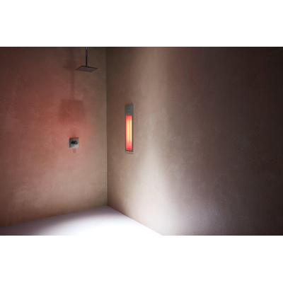 Sunshower Pure 2.0 Organic Grey infrarood inbouwapparaat 19.9x61.9x10cm half body 1250watt Organic Grey inclusief eindinstallatie en 5 jaar garantie