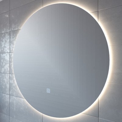 Adema Circle badkamerspiegel rond diameter 120cm met indirecte LED verlichting met spiegelverwarming en touch schakelaar ACTIEPRIJS - OUTLET UDEN