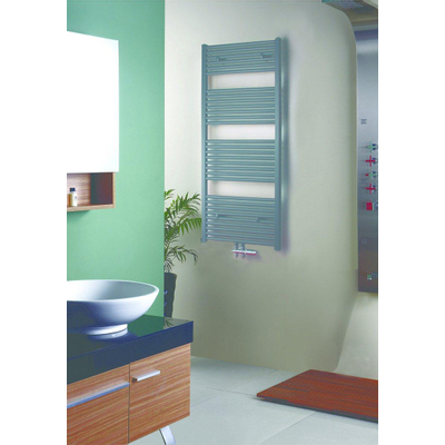 Royal Plaza Sorbus r radiator 50x120 n25 420w recht met midden aansluiting grijs metallic TWEEDEKANS