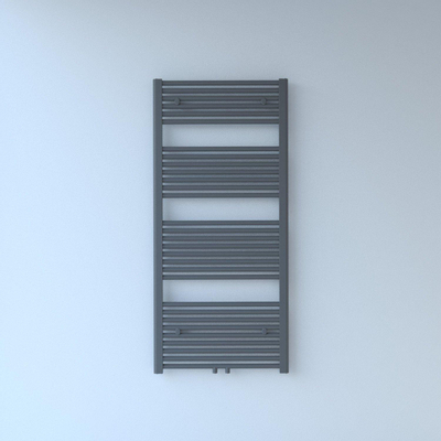 Rosani Exclusive line 2.0 radiator 60x140cm 735watt recht middenaansluiting structuur grijs metallic