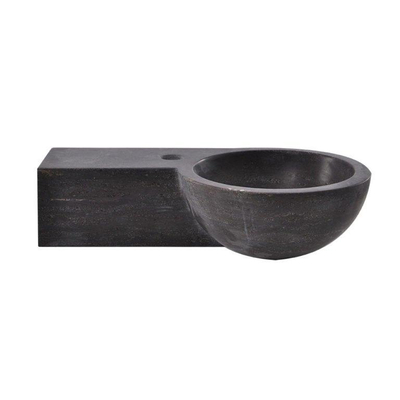 Wiesbaden fontein links rond 40x23x10 cm hardsteen gezoet
