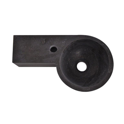 Wiesbaden fontein links rond 40x23x10 cm hardsteen gezoet