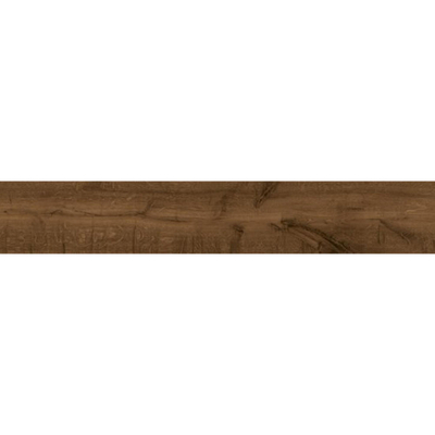 Atlas Concorde Heartwood Vloer- en wandtegel - 20x120cm - 9mm - gerectificeerd - Porcellanato - Moka (Bruin)