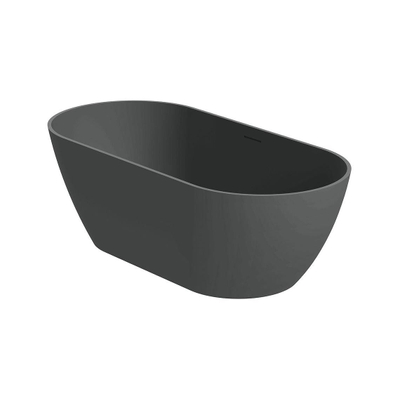 Riho Bilbao vrijstaand bad - 170x80cm - solid surface - mat antraciet