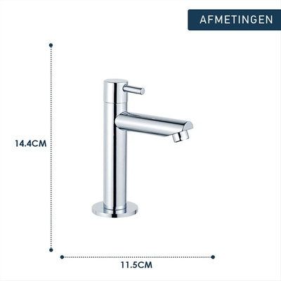 FugaFlow Sobrado Fonteinkraan - wastafelkraan - 14.4cm - chroom TWEEDEKANS