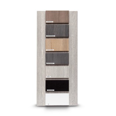 Saniclass Legno badkamermeubelset 119x50x45.5cm Corestone 13 waskom gehamerd 0 kraangaten 2 wasbakken 2 lades zonder spiegel met softclose MFC viola