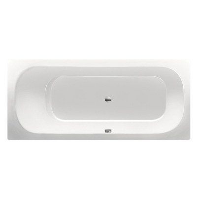 Xenz Aruba ligbad - 180x80cm - met overloop - zonder afvoer - Acryl Wit