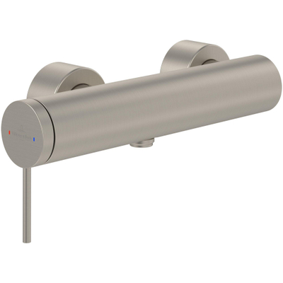 Villeroy & Boch Loop & Friends Eengreeps douchekraan - Matt Brushed Nickel (RVS)