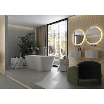 Cifre Ceramica Valkiria wandtegel - 30x75cm - gerectificeerd - Houtlook - Oak mat (bruin)