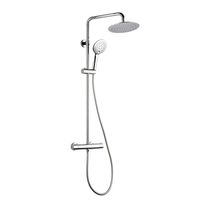 Adema Sparkle 2.0 regendoucheset met thermostaat hoofddouche 20cm handdouche 3 standen chroom OUTLET