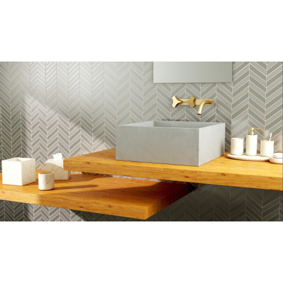 Urbi et Orbi Immissio 45 opbouw wastafel beton mediumgrijs OUTLETSTORE