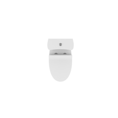 Crosswater KAI duobloktoilet met afvoerbocht 35.5x64x40cm inclusief toiletzitting en reservoir keramiek wit