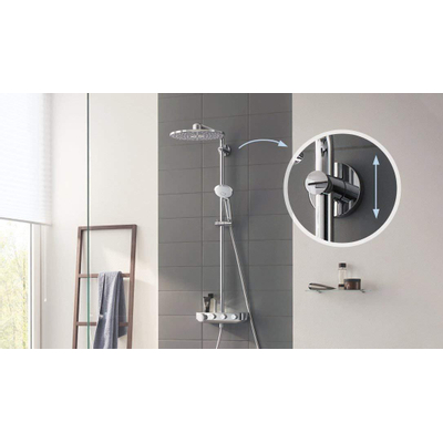 Grohe Euphoria smartcontrol 310 douchesysteem duo vierkant chroom TWEEDEKANS