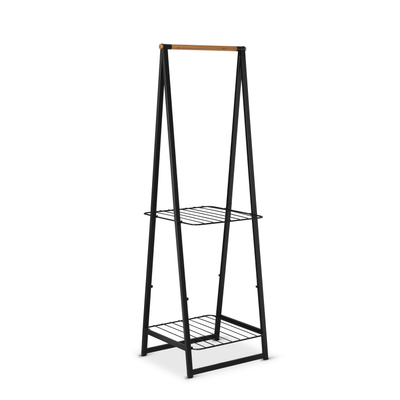 Brabantia Linn Kledingrek - klein - 60.6x57x190cm - zwart
