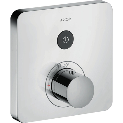 AXOR Showerselect afdekset thermostaat met stopkraan voor 1 functie chroom