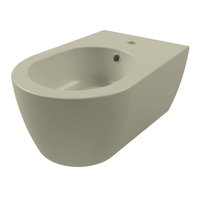 Royal plaza Novia wandbidet met overloop 1 kraangat zand