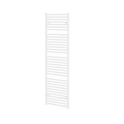 Plieger Palermo designradiator verticaal 1702x500mm 799 watt wit inclusief universele aansluitset recht chroom