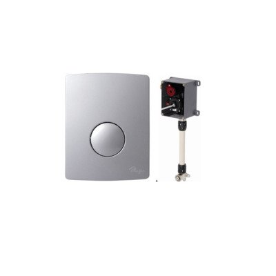 Plieger Chicago urinoir pack met deksel spoelmechanisme en bedieningspaneel matchroom wit TWEEDEKANS