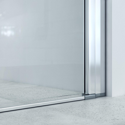 Saniclass Neptune Pendeldeur - 90x200cm - 6mm veiligheidsglas - anti kalk - chroom