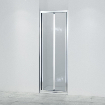 Saniclass ID05 Vouwdeur - 70x190cm - 6mm veiligheidsglas - alu profiel - anti kalk - chroom
