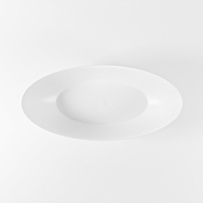 MONDIAZ FLOAT Vrijstaand bad - 170x80cm - solid surface - talc