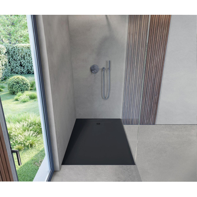 Duravit Sustano Douchebak - 140x90x3cm - Rechthoek - DuraSolid Antraciet mat