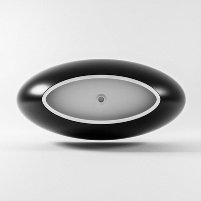 MONDIAZ FLOAT Vrijstaand bad - 170x80cm - Urban/talc