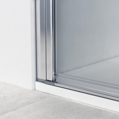 Saniclass Neptune 6211 Douchedeur - 70x200cm - profiel veiligheidsglas - anti kalk - chroom