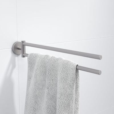 Ozean Eternal Handdoekhouder - draaibaar - rond - RVS