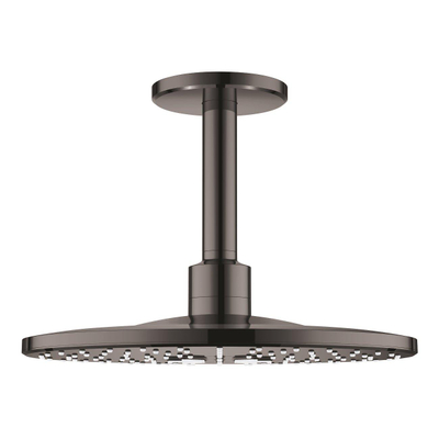 GROHE Rainshower SmartActive 310 Hoofddouche - 31cm - 2 straalsoorten - plafondarm 14.2cm - hard graphite