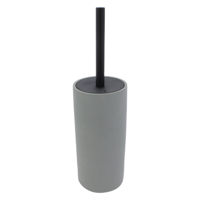 Differnz Limited Jukon toiletborstelhouder 10x10x36cm polyresin grijs