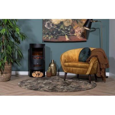 Eurom Orsa Sfeerhaard Vrijstaand 2000watt 42x42x85cm Zwart