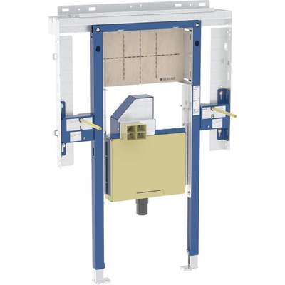 GeberitDuofixelement one wst, wandkr.r.hoog, met inb.sifon, b75 cm