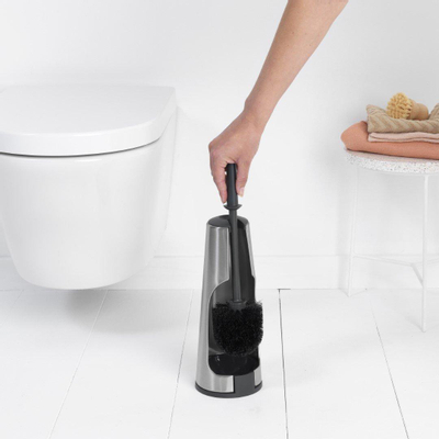 Brabantia ReNew toiletborstel met houder ReNew matt steel